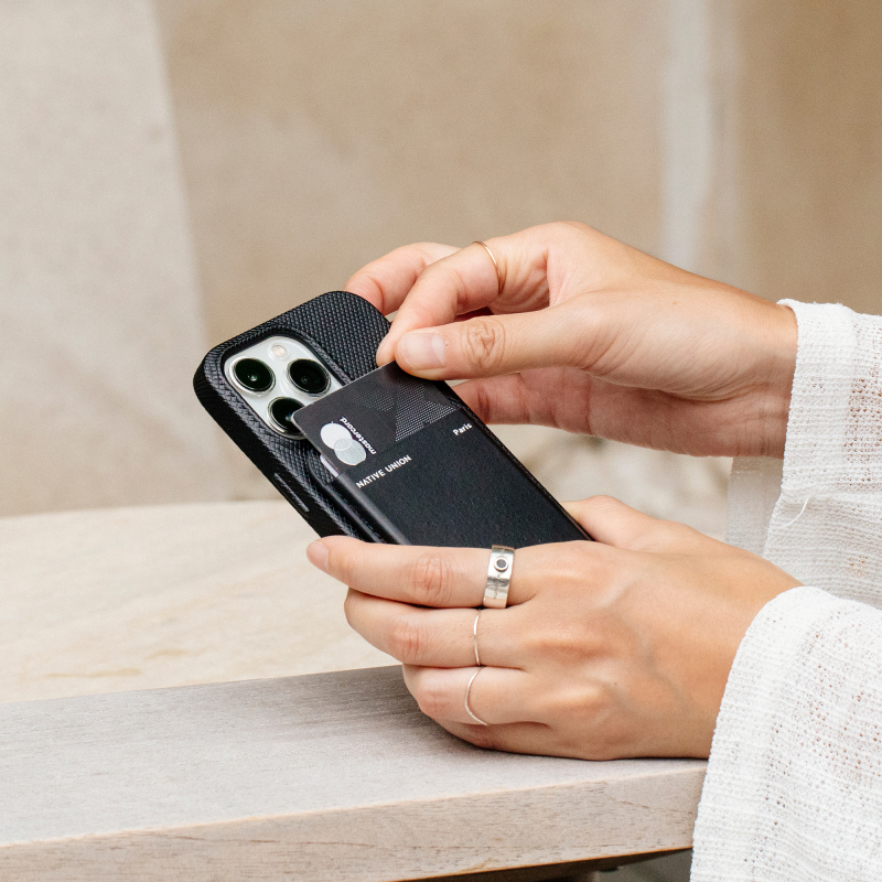 Чехол для пластиковых карт Native Union, (RE)CLASSIцвет: черный